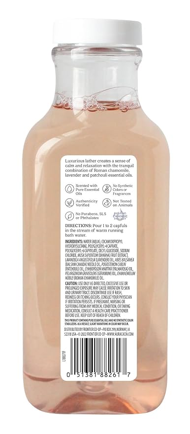 Aura Cacia Chamomile Bubble Bath, Aromatherapy Foaming Bath - Image 2