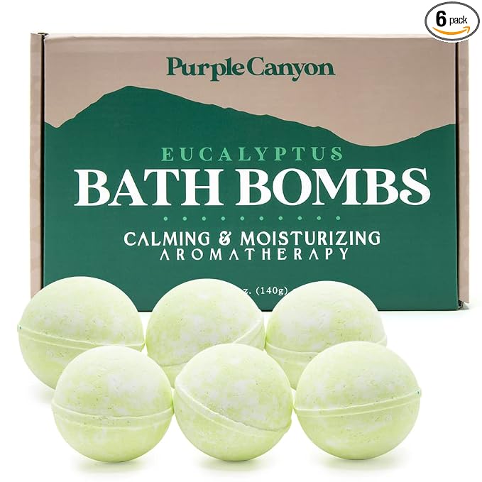 Purple Canyon Eucalyptus Bath Bombs by PurpleCanyon
