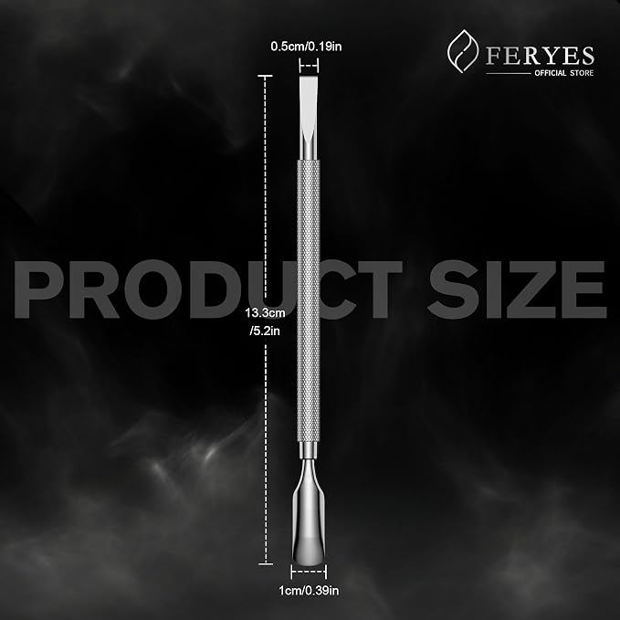 FERYES Professional Cuticle Pusher & Remover Tool - Image 7