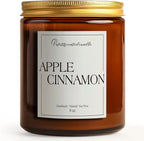 Cinnamon Apple Scented Candles for Home, Natural Soy Wax Aromatherapy Candle - Image 8
