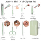Aceoce Manicure Set Business Gifts Handheld Sized, Nail Clippers Set Tools - Image 3