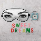 Sexy Eyes Sleep Eye Mask Woman Eyelashes Eyebrows Beautiful Silk Eye Mask - Image 6