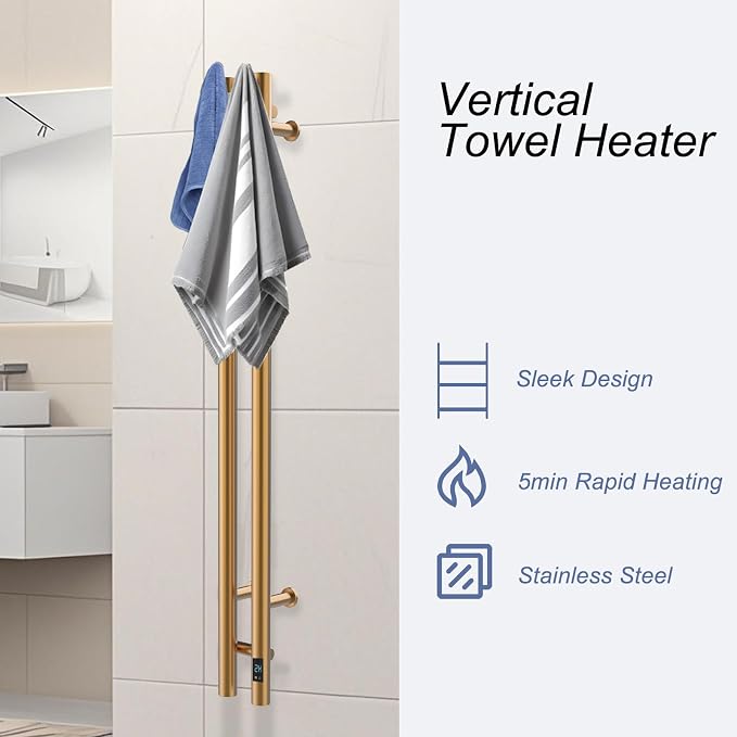 Heated Towel Rack, Towel Warmer - Image 2