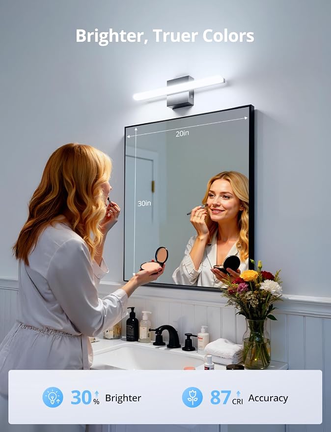 Combuh Modern Bathroom Light Fixtures Above Mirror Small Vanity Lighting Bar - Image 4