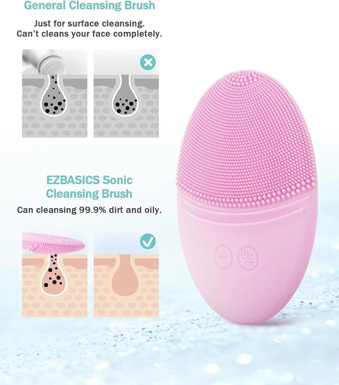 EZBASICS Facial Cleansing Brush Made - Image 3