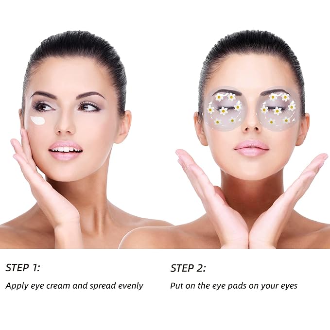 ZNÖCUETÖD Gel Ice Pack Reusable Cooling Eye Pads and Under Eye Patches - Image 5