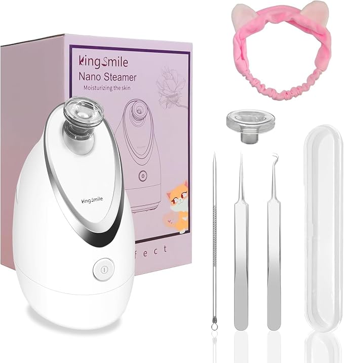 Kingsmile Facial Steamer, 3 in 1 Face Steamer by Kingsmile