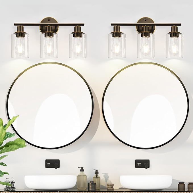 Zarbitta 3-Light Bathroom Light Fixtures, Modern Vanity Light - Image 5