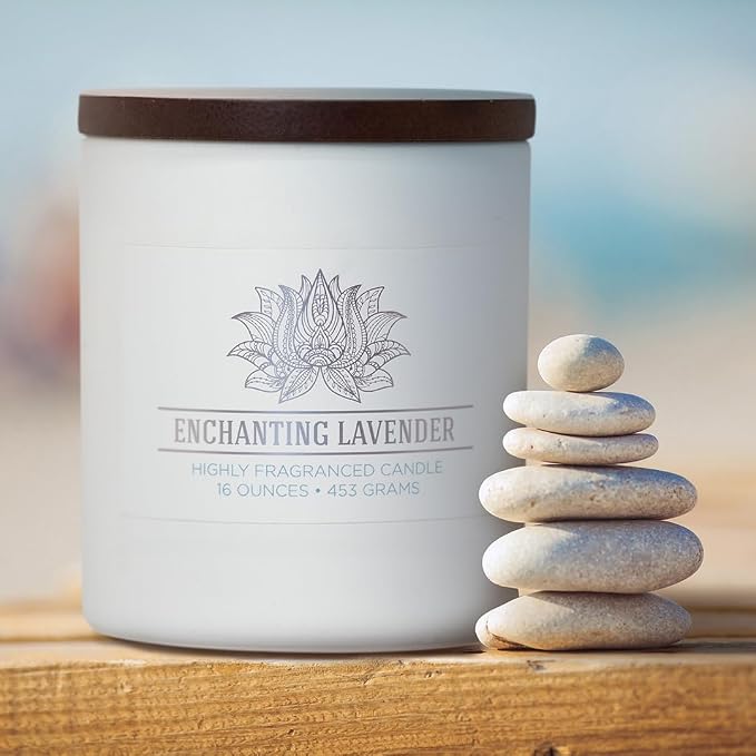 Carolina Enchanting Lavender Scented Candle, 16 oz Wellness Relaxing - Image 4