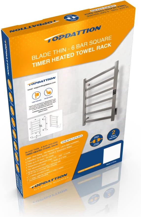 Topdattion Electric Towel Warmer | Super Thin | - Image 4