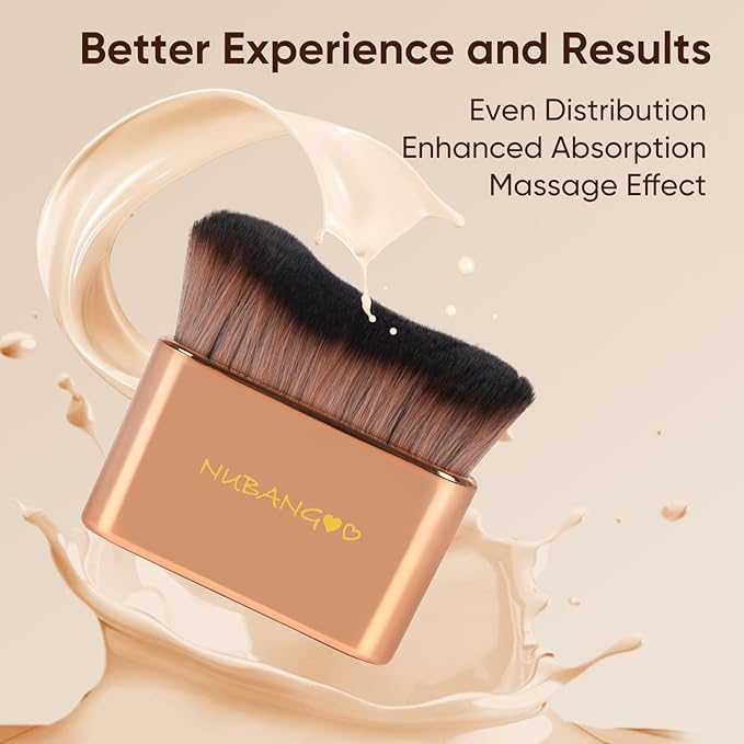 Professional Kabuki Foundation Brush, Makeup Brush, Self Tanner Brush, Self - Image 3