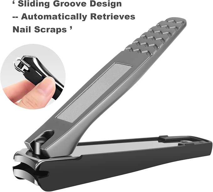 Large Nail Clippers Set, 5-Piece Sharp Toenail and Fingernail Clippers - Image 4