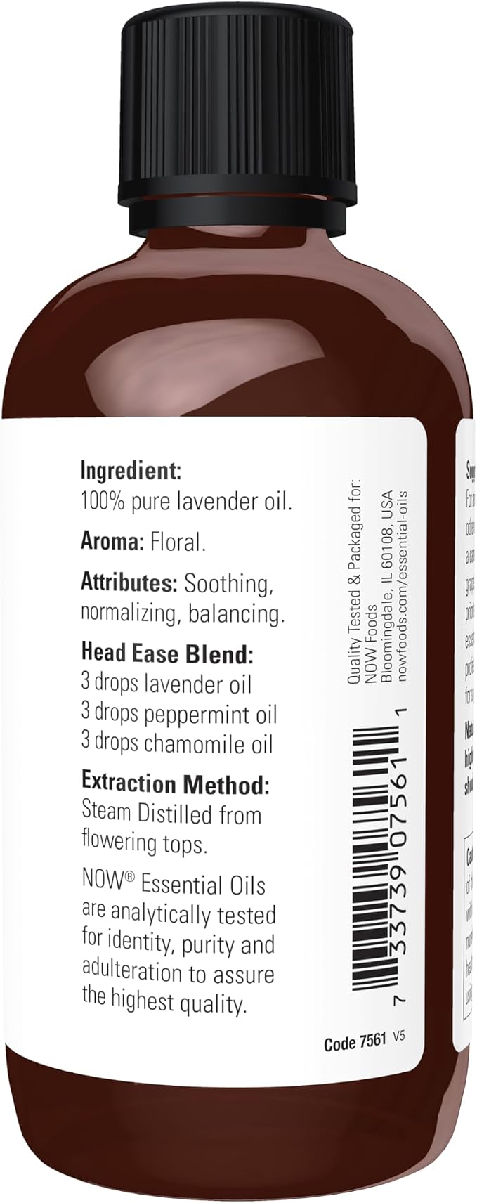 NOW Essential Oils, Lavender Oil, Soothing Aromatherapy Scent, Steam Distilled - Image 2