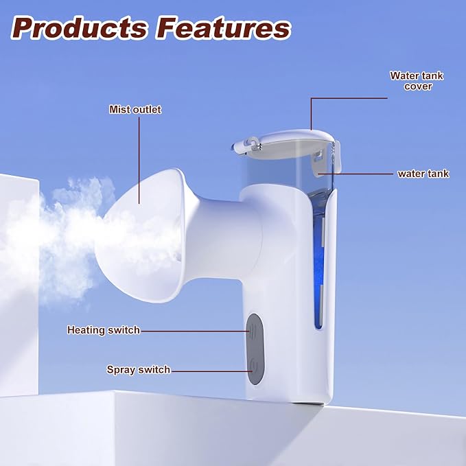 Eye Steam Sprayer, Mini Eye Mist Steam Sprayer, 3 Adjustable Temperature - Image 6