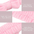 12PCS Microfiber Makeup Headbands and Wristbands Set - Image 3