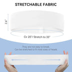 Disposable Headbands for Spa & Facials – 48pcs White Headbands for Women – - Image 3