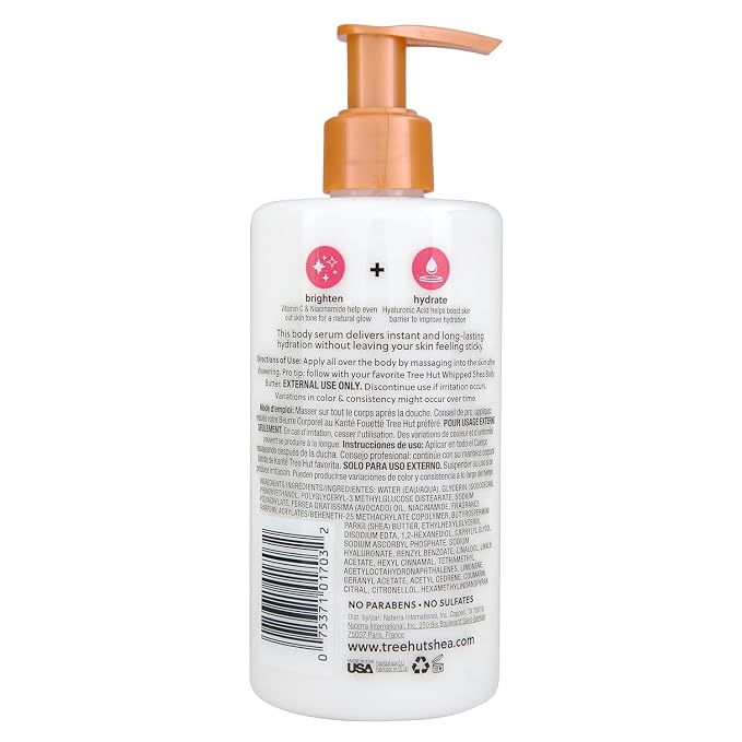 Tree Hut Pink Champagne Hydraglow Body Serum, Brighten & Hydrate, - Image 2