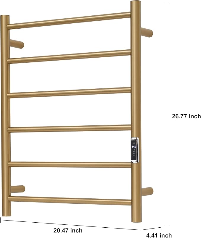 Heated Towel Racks for Bathroom, Wall Mounted Electric Towel Warmer Racks - Image 4