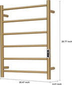 Heated Towel Racks for Bathroom, Wall Mounted Electric Towel Warmer Racks - Image 4