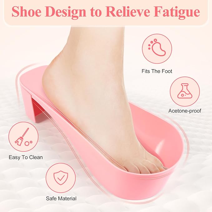 LIONVISON Acetone Nail Soaking Bowl: Soak Off Gel Polish Nail Remover Kit - Image 5