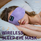 Sleep Mask Bluetooth 5.4 Headphones Soft Wireless Headband Eye Mask Blackout - Image 5