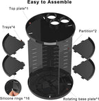 Jiavarry Rotating Makeup Organizer - Image 7