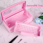 Gusnilo Nail Tool Sterilizer Box Disinfectant Jar Plastic Disinfectant - Image 5