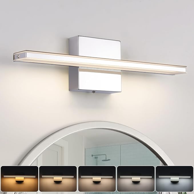 Modern Bathroom Vanity Light 15.7 inch 12W Dimmable 5CCT Led Bath Lights by BRIVOLART