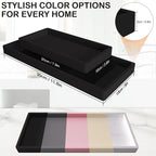 2PCS Bathroom Vanity Tray, 11.8 x 5 Inch Silicone Bathroom Counter Organizer - Image 3