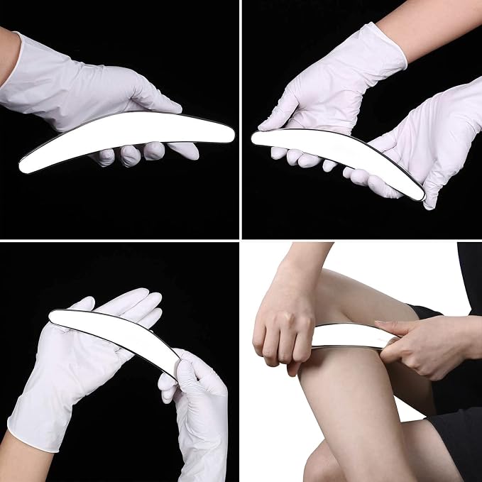 Muscle Scraper Stainless Steel IASTM Massage Tools Set, Gua Sha Scraping Tools - Image 2