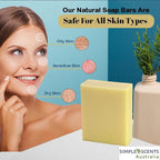 Simple Scents Australia Honeysuckle Scented Natural Soap Bars, 3.5oz - Image 6