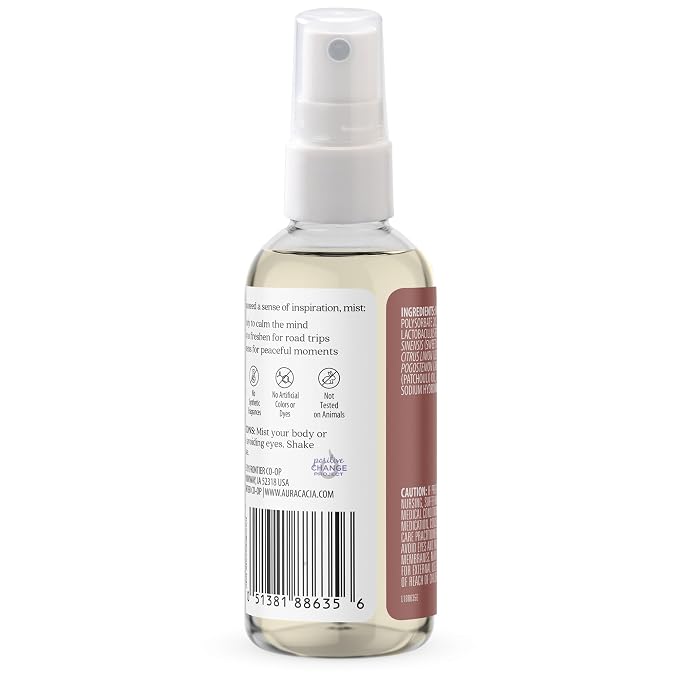 Aura Cacia Patchouli and Sweet Orange Aromatherapy Mist - Image 2