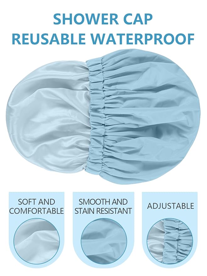 Years calm Reusable Waterproof Shower Caps - Image 2