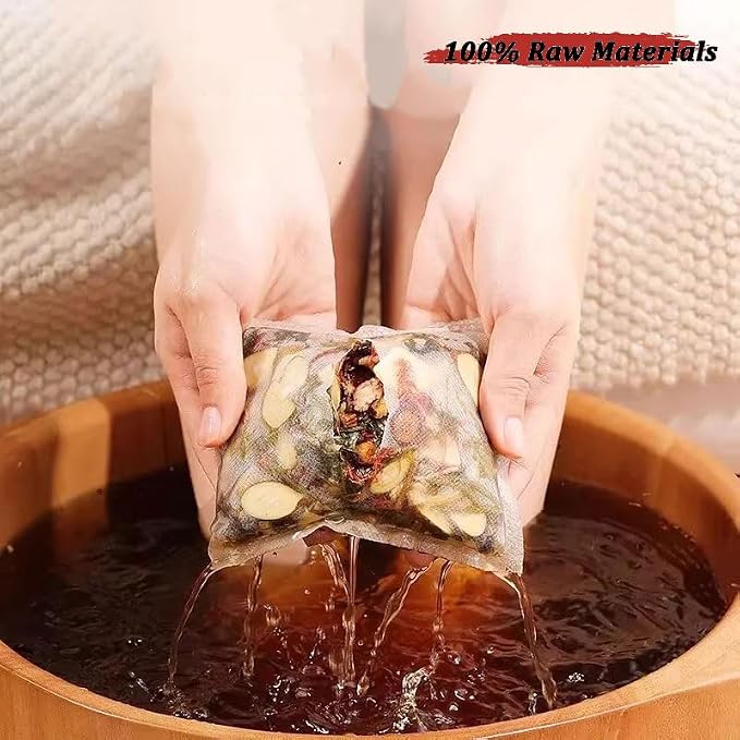 30 Pcs Body Herbal Detox Foot Soak To Remove Toxins, Lymphatic Drainage Ginger - Image 4