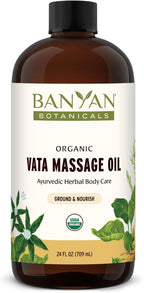 Banyan Botanicals Vata Massage Oil – Organic Herbal Massage Oil by BanyanBotanicals