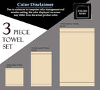Belizzi Home Ultra Soft 3 Pack Cotton Towel Set, Contains a Bath Towel 28x55 - Image 7