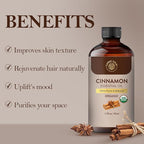 Cinnamon Essential Oil | USDA Certified Organic Cinnamon Oil | Perfect - Image 4