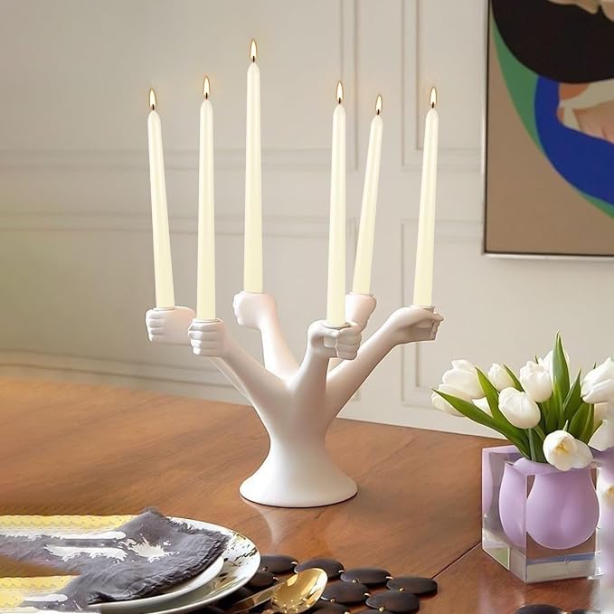 WPONSZU 16 Pack Ivory Taper Candles, 7-8 Hours Burn Time, Smokeless and Dripless - Image 7