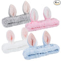 4 Pack Elastic Makeup Headbands by Ygreato