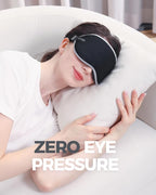 MZOO Luxury Sleep Mask for Back, Side Sleeper, Complete Light Blocking Sleeping - Image 4