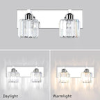 Aipsun Bathroom Vanity Lighting Fixtures Crystal Vanity Lights - Image 6