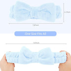 8 Pack Spa Headband for Washing Face Stocking Stuffers Skincare Headbands Bulk - Image 5
