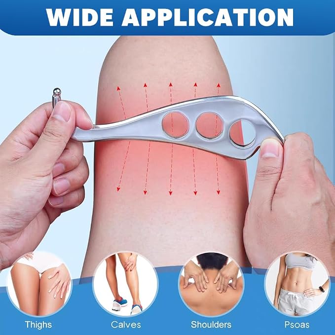 Stainless Steel Gua Sha Muscle Scraper Tool, Physical Tools, Guasha Massage - Image 7