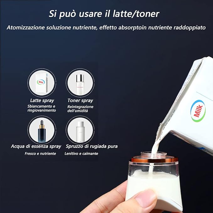 Handy Nano Mist Sprayer with Skin Analyzer Moisture Tester, Portable Facial - Image 6