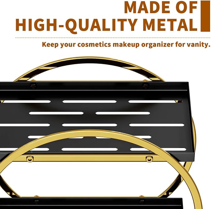 Makeup Organizer for Vanity, 2-Tier Bathroom Countertop Organizers, Bathroom - Image 9