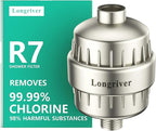 R7 Shower Filter High Put Shower Water Filter by DesignedforaSpa-LikeShower