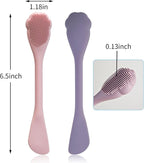 2 Pack Facial Cleansing Brush Set, 2-in-1 Cat Paw Silicone Face Scrubber. Used - Image 2