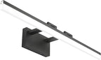 SOLFART Black Modern Bathroom Lights Over Mirror 31.5 inch Vanity Lighting Wall by SOLFART