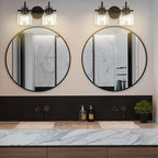 2 Lights Bathroom Vanity Light, Bronze Modern Wall Light Fixtures Over Mirror - Image 6