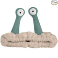 Jowmoy Cute khaki Snail Headband, Wash Face by Jowmoy